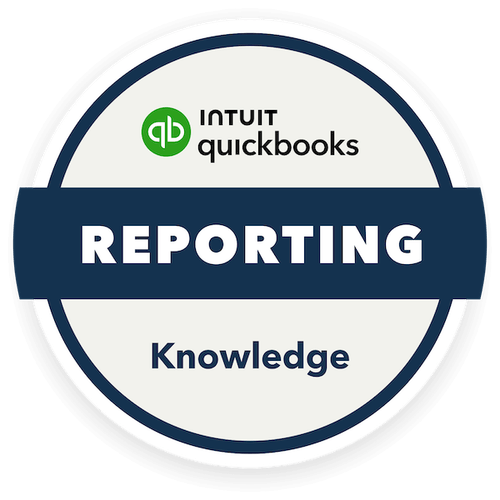 QuickBooks Reporting badge